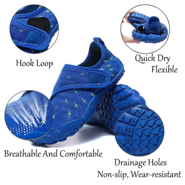Kinder Wasser Sport Schuhe Quick-Dry Aqua Schuhe Atmungs Upstream Waten Schuhe Strand Schwimmen Tauchen Barfuß Surfen Sneaker 2