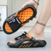 Männer Hausschuhe 2024 Neue Sommer Plattform Rutschen Sandalen EVA Weiche sohle Männer Schuhe Indoor Outdoor Walking Strand Schuhe Flip-flops 6