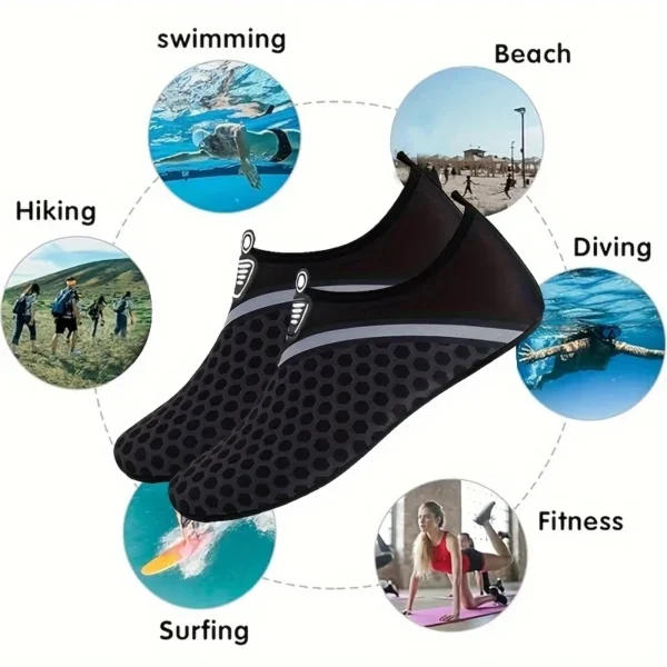 Schnell trocknende Wasserschuhe, rutschfeste Creek-Schuhe, Sommer-Aqua-Strandsandale, flacher Schuh, Seaside-Slipper für Männer und Frauen, Creek-Schuh 4