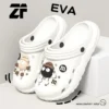 Entzückende Cartoon Charms Clogs Sommer Damen Sandalen Slipper Mann Schuhe 2