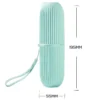 Reise Tragbare Zahnbürste Zahnpasta Halter Lagerung Fall Box Organizer Haushalt Lagerung Tasse 6