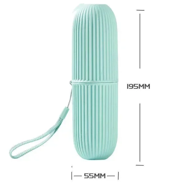 Reise Tragbare Zahnbürste Zahnpasta Halter Lagerung Fall Box Organizer Haushalt Lagerung Tasse 6