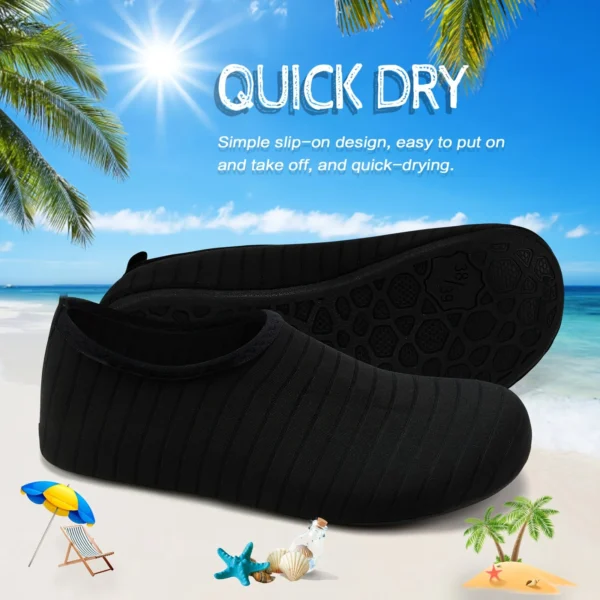 1 Paar Wasserschuhe Damen Barfußsocken Anti-Rutsch Schnelltrocknend Herren Strand Schwimmen Wassersportschuhe 2
