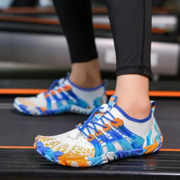 Aqua-Schuhe, Barfuß-Strandschuhe, Erwachsene, Kinder, Fitnessstudio, Outdoor-Trainingsschuhe, Unisex, schnell trocknend, atmungsaktiv, Turnschuhe, Größe 28–46 6