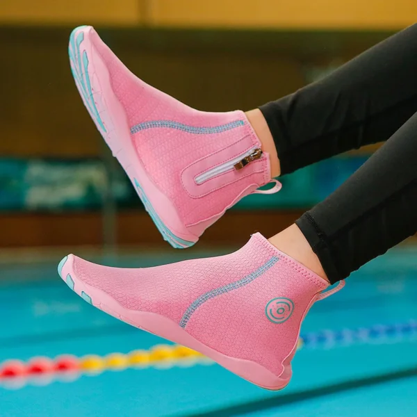 Tauchen Socken High Top Barfuß Wasser Schuhe Schwimmen Sandale Männer Strand Aqua Schuh Frauen Entwässerung Waten Sneaker Fitness Angeln Surfen 4