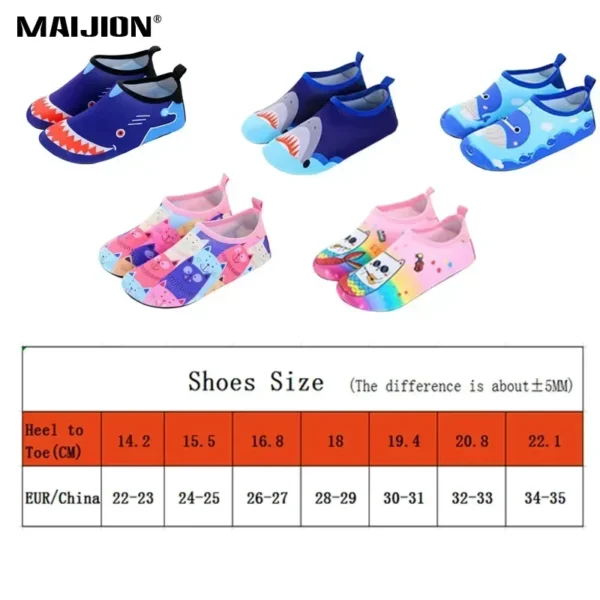 Junge Mädchen Atmungsaktive Leichte Barfuß Strand Aqua Schuh Kinder Upstream Wasser Schuhe Schnell Trocknend Rutschfeste Meer Schwimmen Schuh 5
