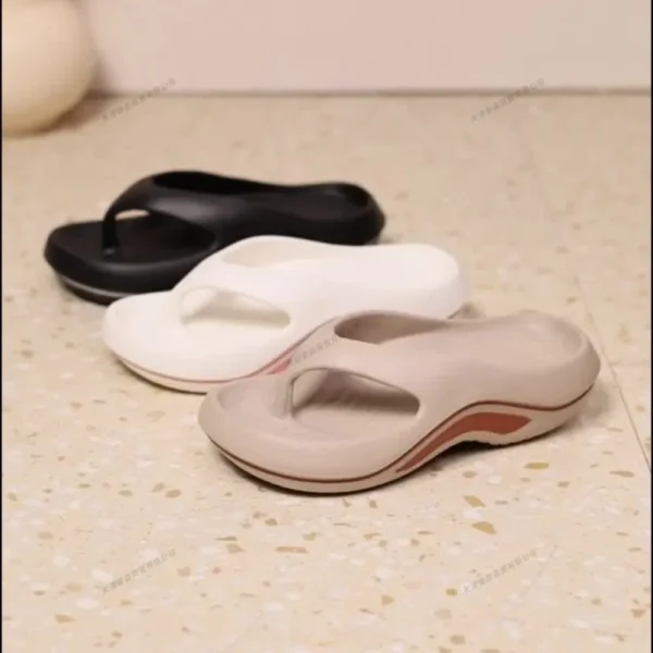 Hausschuhe für Damen, bequem, weich, rutschfest, geruchshemmend, Flip-Flops, modisch, vielseitig einsetzbar für Strandsandalen, Sommer, lässige Strandschuhe 2