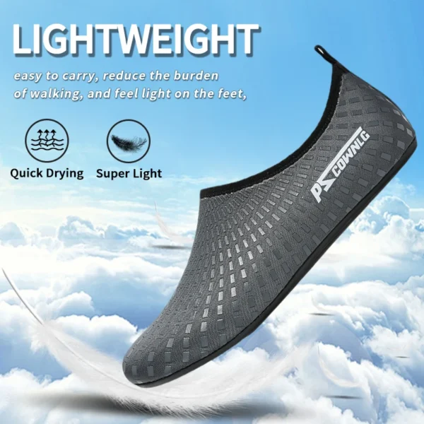 Watschuhe, Wasserschuhe für Damen und Herren, Sommer-Barfußschuhe, schnell trocknende Aquasocken für Strand, Aquaschuhe, Schwimmen, Yoga, Training 6