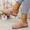 Frauen Hausschuhe Casual Neue Muster Einfache Reine Farbe Sandalen Leichte Bequeme Slip auf Dicken Boden Hausschuhe Slides Frauen 4