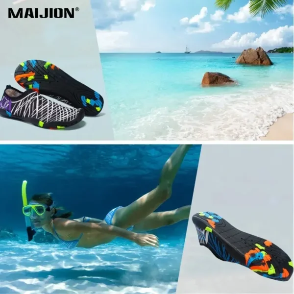 Männer Frauen Aqua Schuhe Turnschuhe Schnell Trocknend Schwimmen Schuhe Unisex Outdoor Atmungsaktive Upstream Strand Schuhe 6