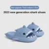 Eyriphy Damen Hai-Hausschuhe für den Innenbereich, rutschfeste Duschhausschuhe, klassische Hai-Sandalen für Paare, modische Hai-Slides-Flip-Flops für Herren 4