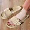 Comwarm Damen-Sommersandalen, 2025, neue Flip-Flops mit verstellbarer Schnalle, modische, rutschfeste Strandschuhe für den Außenbereich, flache Hausschuhe 2
