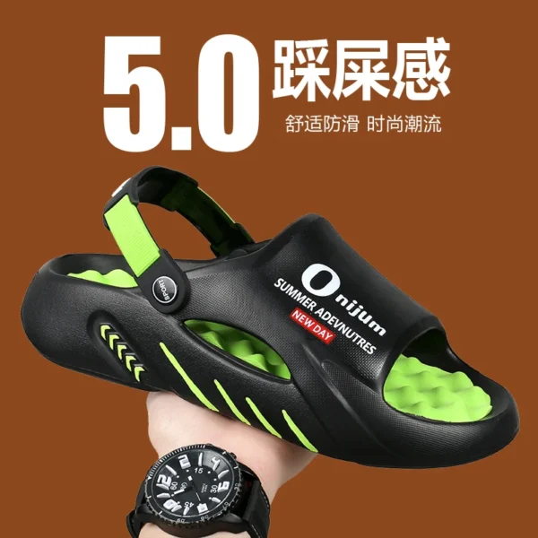 Männer Sandalen Neue Sommer EVA Weichen sohlen Indoor Plattform Rutschen Hausschuhe Outdoor Walking Strand Schuhe Flip-Flops Herren Casual schuhe