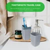 Haushalt Waschen Tasse Lagerung Box Mann Zahnbürste Halter Reise Zahnbürsten Pp Container 3