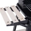 Out sunny Grill Holzkohle Höhe Grills verstellbare Regale Räder 83x37x87 cm 5
