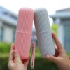 Reise Tragbare Zahnbürste Tasse Bad Zahnpasta Halter Lagerung Fall Box Organizer Reise Toilettenartikel Lagerung Tasse Neue Kreative 2
