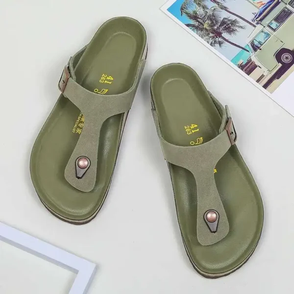 Neue Leder Männer Sandalen männer Designer Schuhe Flip-Flops Outdoor Strand Schuh Zapatos Hombre Langlebig Luxus Schuh Alias De Mujer 4