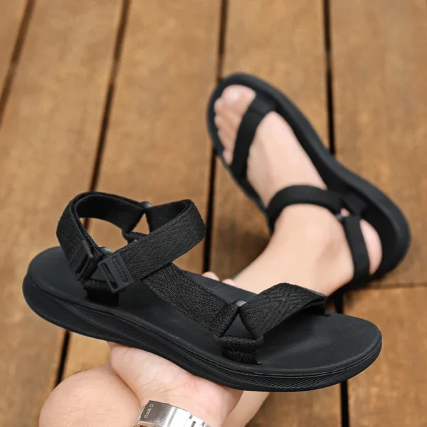 Neue Outdoor Wade Sandalen Mann Arch Support Yoga Matte Einlegesohle Gladiator Offene spitze Outdoor Strand Hausschuhe Rutschfeste Langlebige Flache Männer 5