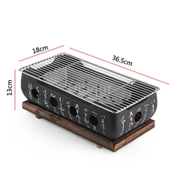 Tragbare Japanischen Bbq Grill Korean Carbon Grill Grills Aluminium Legierung Indoor Outdoor Bbq Herd Grill Werkzeuge holzkohle grill 4