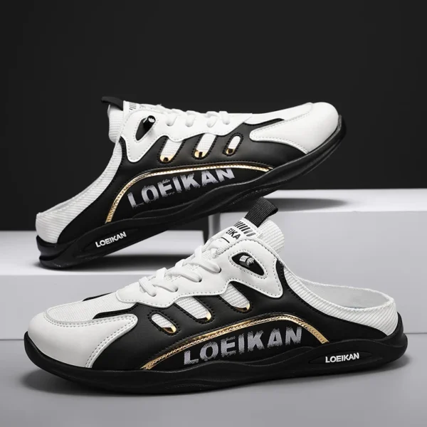 Herren Plus Size Casual Mesh Hausschuhe Sommer atmungsaktive rutschfeste Wanderschuhe Mode Baotou bequeme Outdoor-Sportsandalen