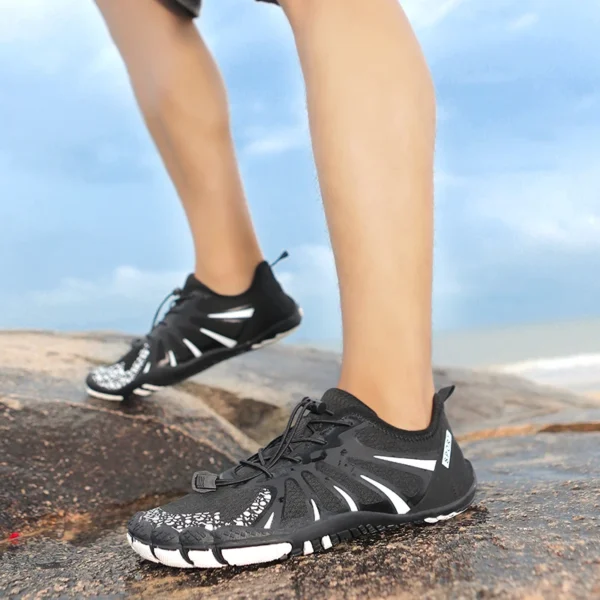 Hochwertige Aquaschuhe mit Baumwollfutter, Outdoor-Strandsandalen, Wassersport, Upstream-Schuhe, bequeme Barfuß-Watschuhe, Unisex 5