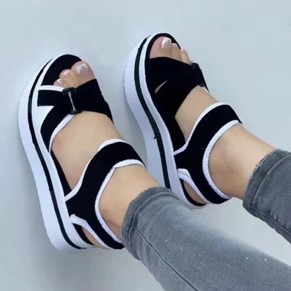 Mode Frau Schuhe Sandalen Keil Damen Schuhe Espadrilles frauen Sandalen Casual Atmungsaktive Schuhe Weibliche Frauen Heels 5