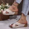 Mode Sandalen Schuhe Frauen Keil Sandalen Damen Atmungsaktive Slip Auf frauen Sandalen Outdoor Alias Mujer Weibliche Schuhe 5