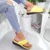 Yellow women shoes