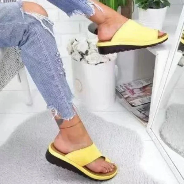 Frauen Sommer Sandalen Orthopädische Bunion Korrektur Hausschuhe Weiche Outdoor Tragen Hausschuhe Plattform Frauen Hausschuhe Zapatos Mujer 5