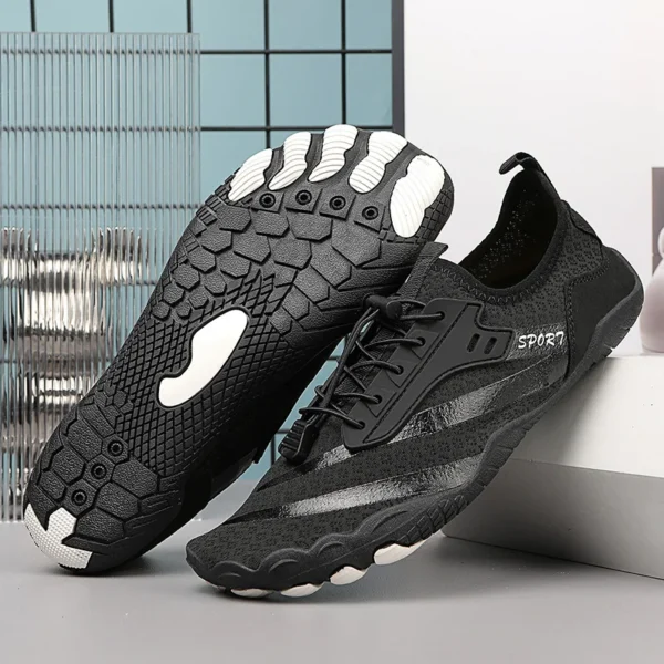 Wasserschuhe für Männer und Frauen, Paare, Barfuß-Wasserschuhe, rutschfest, schnell trocknend, Outdoor, Strand, Waten, Schwimmen, Entwässerungsschuhe 2