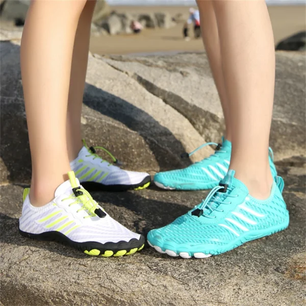 Unisex Schnell Trocknende Wasser Schuhe Männer Frauen Bunte Strand Schwimmen Surfen Meer Aqua Schuhe Paar Barfuß Upstream Turnschuhe 5