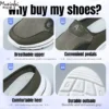 Sommerhausschuhe für Herren, atmungsaktiv, Freizeitschuhe, weich gepolstert, Papa-Schuhe, leichte Herrenschuhe, kostenloser Versand 4
