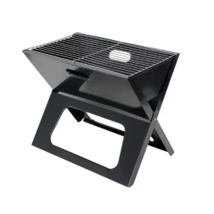 Faltbarer Holzkohlegrill, ultradünn, tragbar, Grill, leicht, einfacher Grill zum Kochen im Freien, Camping, Wandern