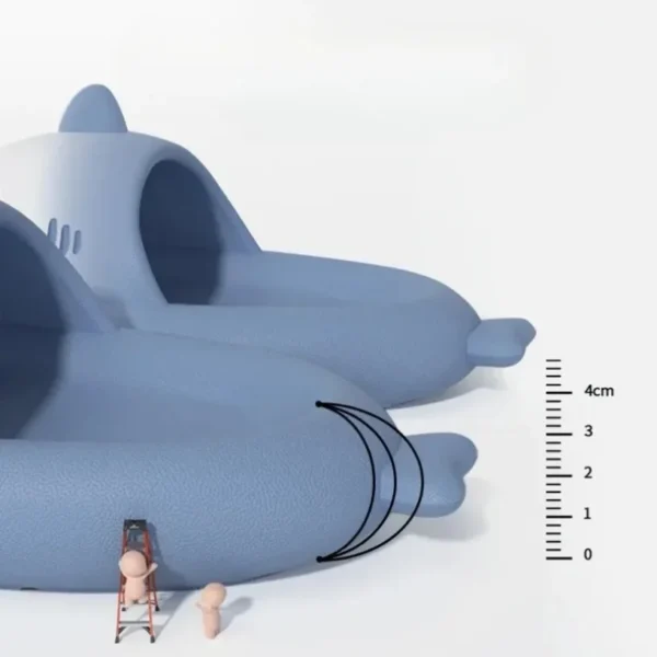 Shark Clapper Hausschuhe Wolke Frauen Rutschen Sommer Strand Indoor Sandale Männer Männlich Flip-Flops Hause Schuh plattform Tier Damen Weibliche 6