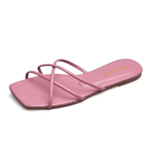 Schuhe für Frauen Plus Größe 35-43 Sommer Frauen Außerhalb Flache Hausschuhe Flip-Flops Casual Candy Farbe Sandalen Zapatos de Mujer