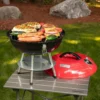 1pc tragbarer Grill Grill Holzkohle grill tragbarer Grill Grill kessel Außen grills Raucher für Terrasse Hinterhof Grill Camping ofen 3