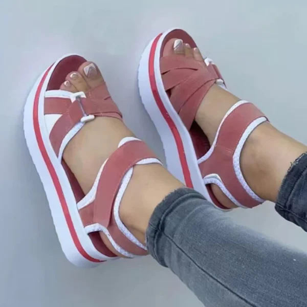 Mode Frau Schuhe Sandalen Keil Damen Schuhe Espadrilles frauen Sandalen Casual Atmungsaktive Schuhe Weibliche Frauen Heels