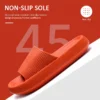 Frauen Dicke Plattform Wolke Hausschuhe Indoor Hause Eva Weiche Sohle Kissen Rutschen Sandalen Frau 2025, Sommer Rutschfeste Strand Flip-Flops 3