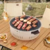 Multifunktionaler koreanischer Grill, tragbarer Holzkohleofen zum Kochen von Tee und Fleisch im Freien zu Hause 5