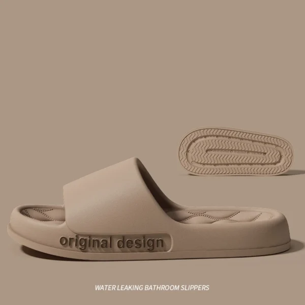 Gacimy Summer New Slippers For Men Women Outdoor Non-slip Beach Sandals Soft Comfortable EVA Platform Slippers Home Bath Slides 6