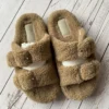 Neue Frau Echt Wolle Slipper Plüsch Warme Wohnungen Hausschuhe Plaform Schuhe Flip-Flops frauen Sandalen Sommer 2025, Designer Schuhe 6
