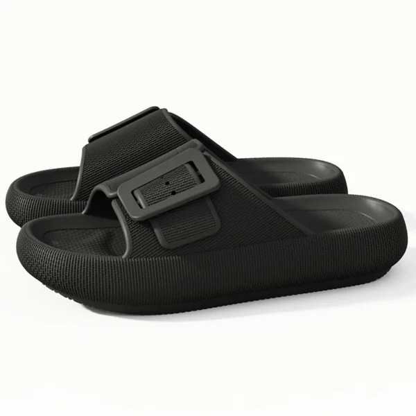 Neue Damen-Flip-Flops mit dicker Sohle – Sommer-Outdoor-Sandalen, leichte EVA-Strandrutschen, rutschfeste Unisex-Schuhe für die Dusche 3
