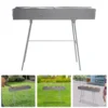 Tragbarer BBQ-Grill, zusammenklappbar, Camping-Grill, Holzkohlegrills 4