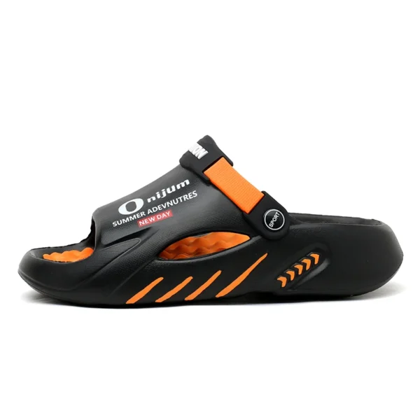 Männer Hausschuhe 2024 Neue Sommer Plattform Rutschen Sandalen EVA Weiche sohle Männer Schuhe Indoor Outdoor Walking Strand Schuhe Flip-flops 5