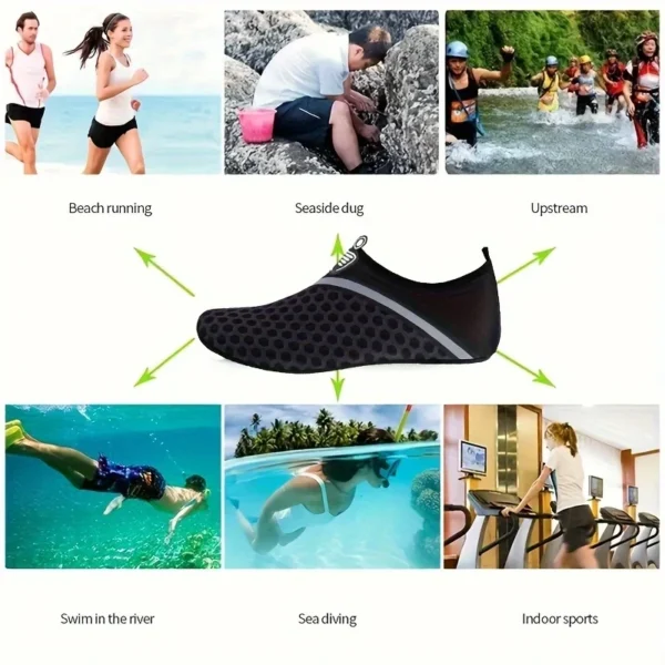 Schnell trocknende Wasserschuhe, rutschfeste Creek-Schuhe, Sommer-Aqua-Strandsandale, flacher Schuh, Seaside-Slipper für Männer und Frauen, Creek-Schuh 5