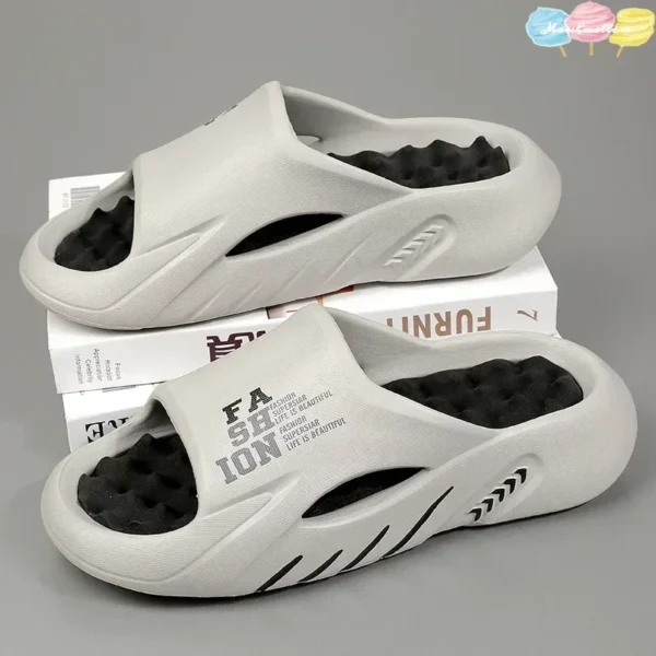 Neue Sommer Mann Massage Hausschuhe Indoor Outdoor Sandalen Strand Freizeit schuhe Soft Bottom Hausschuhe männliche Flip Flops Herren Sandalen