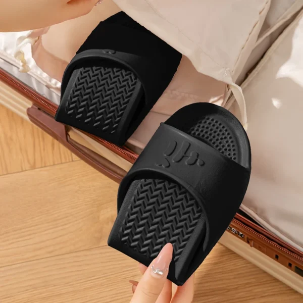 Neue Reise-Hausschuhe für Damen – faltbare, leichte, tragbare Sandalen, Massage-Hausschuhe mit weicher Sohle, schnell trocknende Dusch-Flip-Flops 6