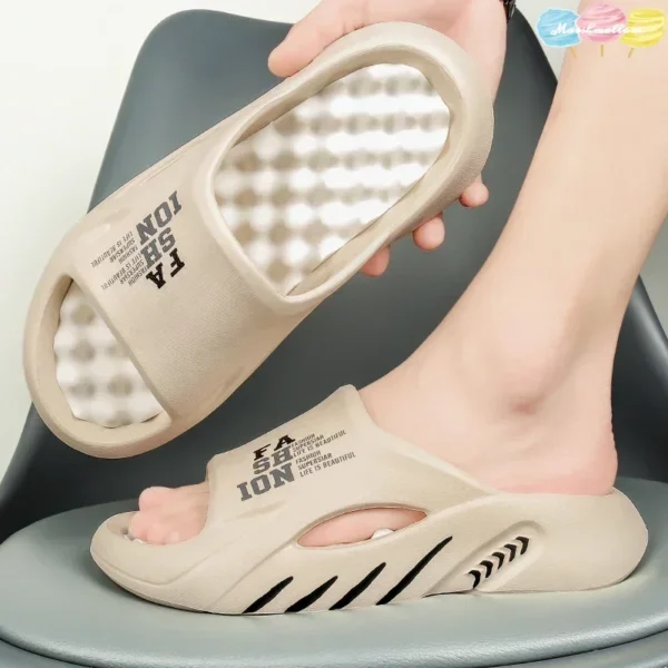 Neue Sommer Mann Massage Hausschuhe Indoor Outdoor Sandalen Strand Freizeit schuhe Soft Bottom Hausschuhe männliche Flip Flops Herren Sandalen 6