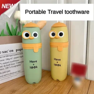Glatte Reise Zahnbürste Tasse niedlichen Design Zahnbürsten halter feuchtigkeit beständige Cartoon-Kit bequem keine Leckage staub dicht