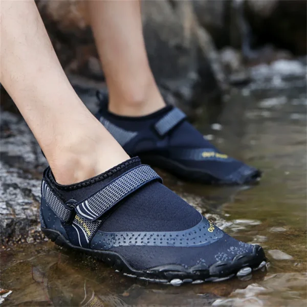 Männer Frauen Wasser Schuhe Schnell Trocknend Nicht-Slip Fünf Finger Schuhe Outdoor Waten Schwimmen Barfuß Aqua Schuhe Leichte Turnschuhe 5